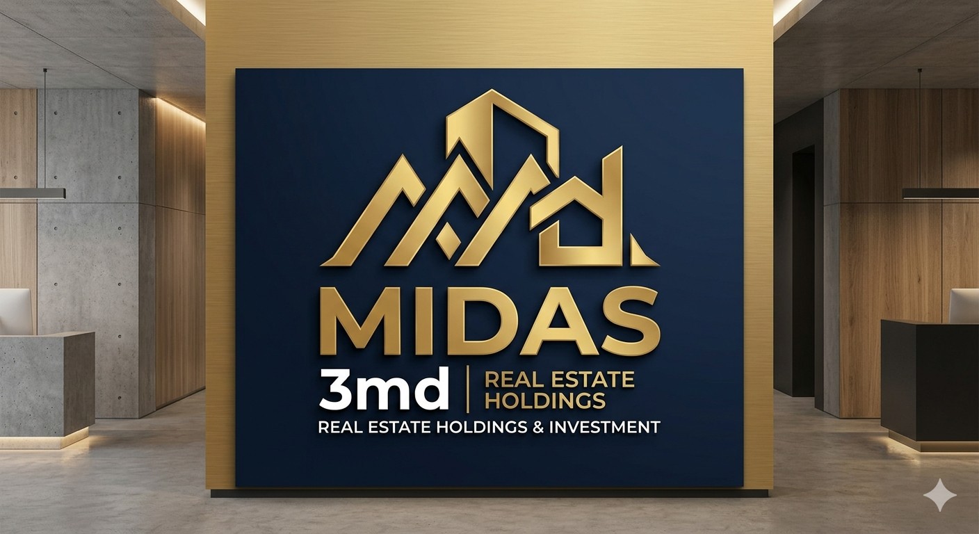 Midas 3md logo sign